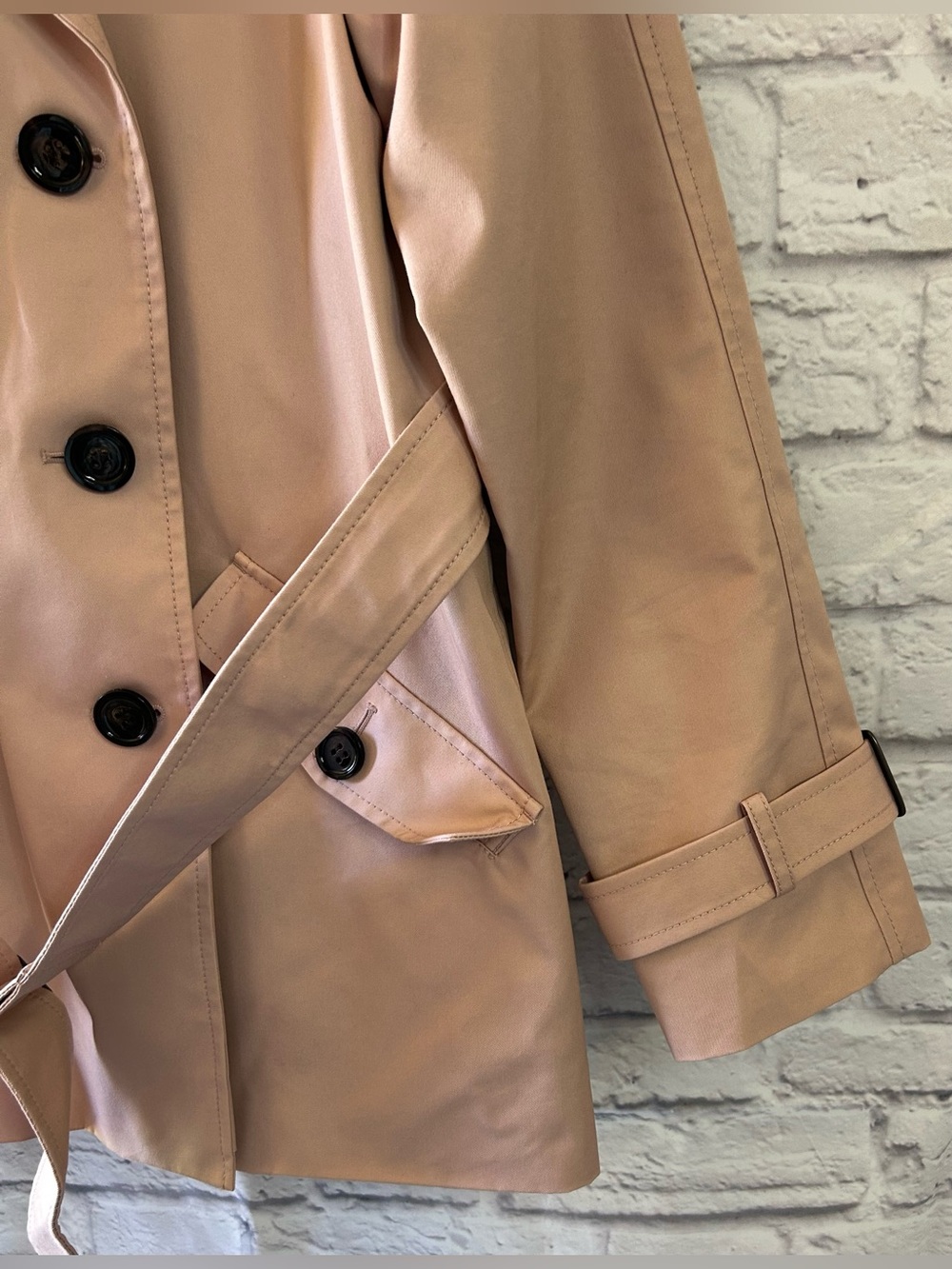 Coach Double-Breasted Trench Coat With Dust Bag - Picture 5 of 13